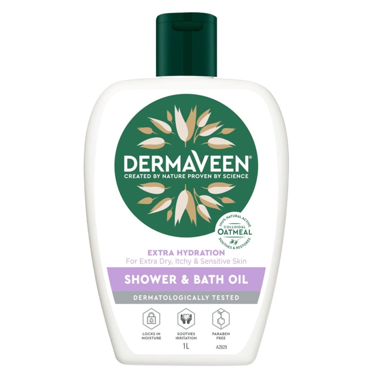 Dermaveen Extra Hydration Shower & Bath Oil 1 Litre