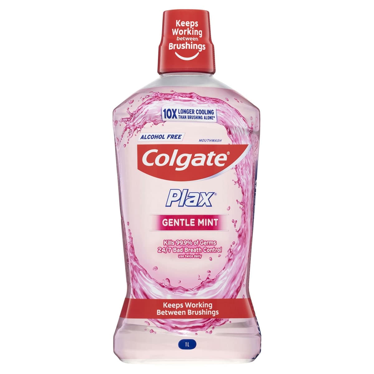 Colgate Plax Alcohol Free Mouthwash Gentle Care 1 Litre