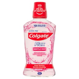 Colgate Plax Alcohol Free Mouthwash Gentle Mint 500Ml