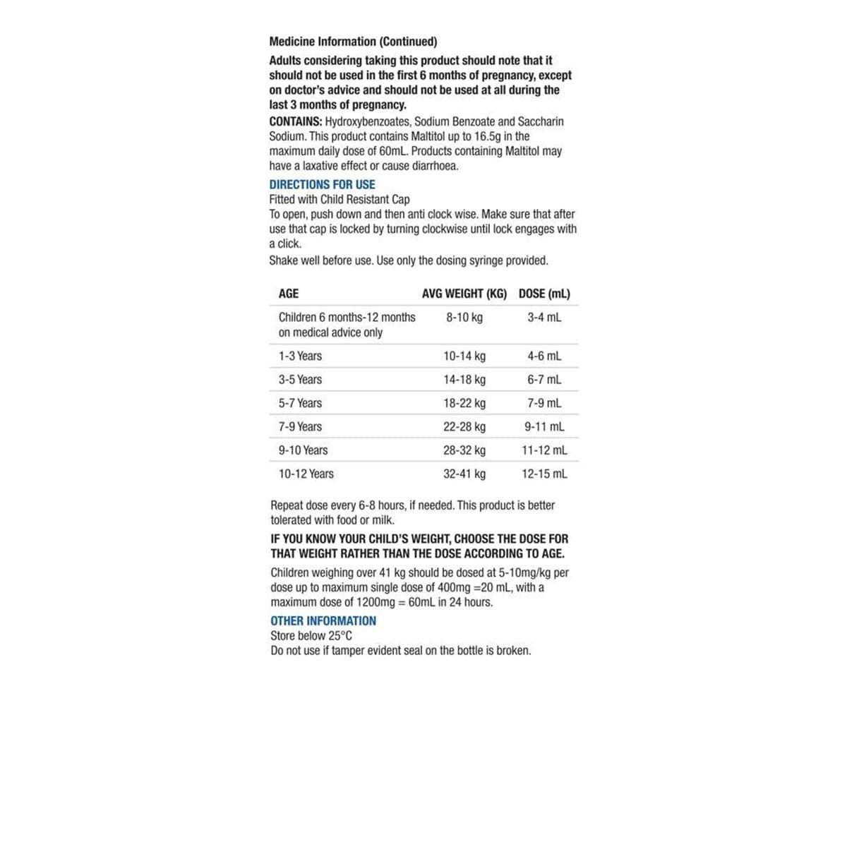 Thumbnail Chemists Own Children's Ibuprofen Pain & Fever 6 Months - 12 Years 100ml