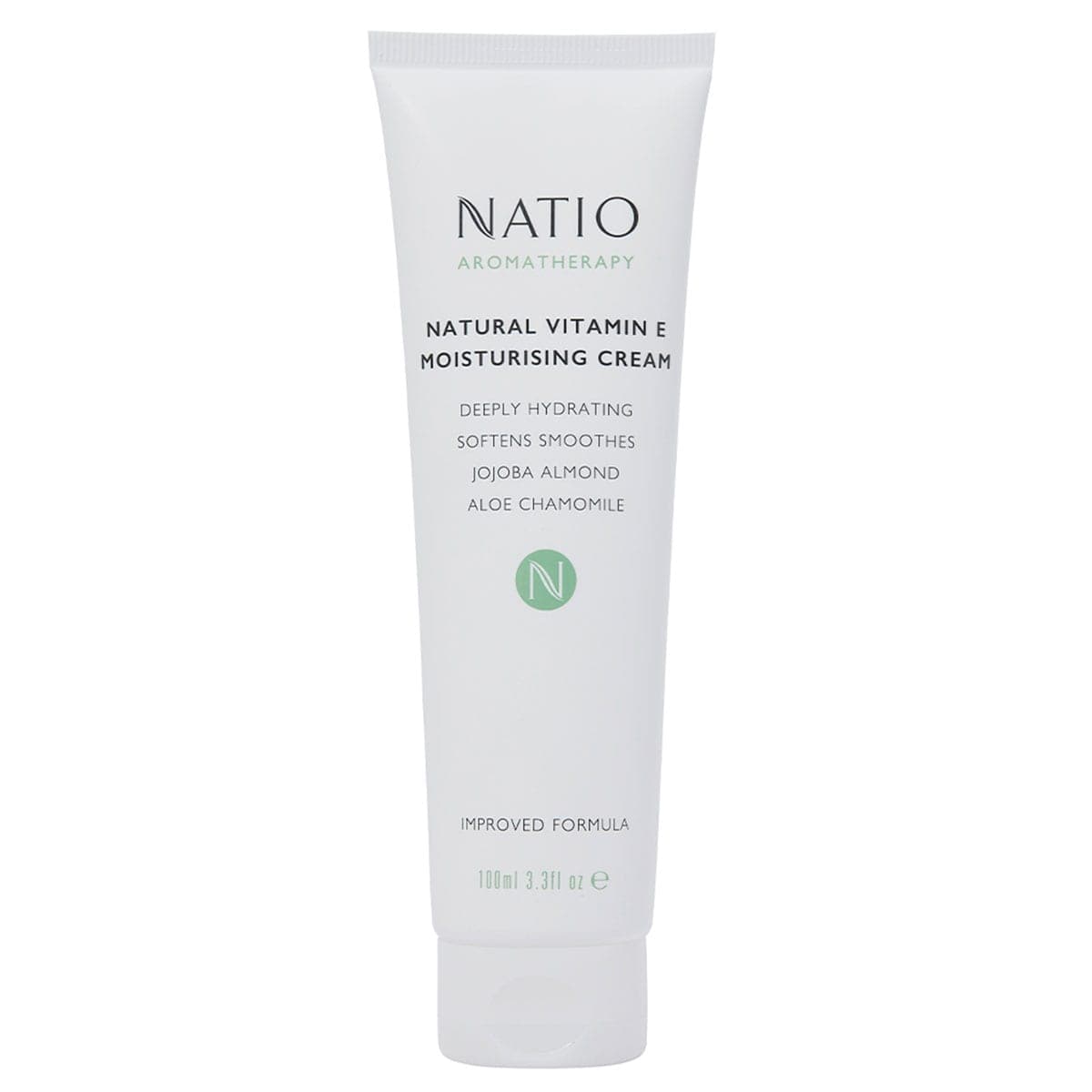 Natio Aromatherapy Natural Vitamin E Moisturising Cream 100Ml