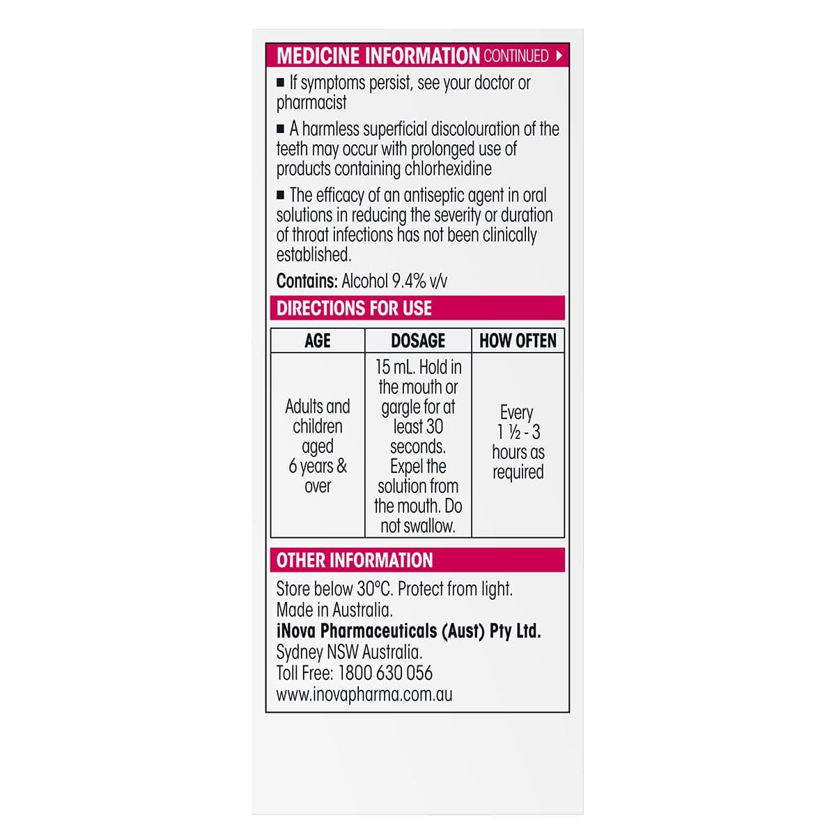 Thumbnail Difflam Plus Sore Throat & Mouth Solution + Antiseptic & Anti-Inflammatory 100ml