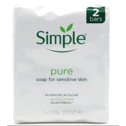 Simple Pure Soap For Sensitive Skin 2X 100G