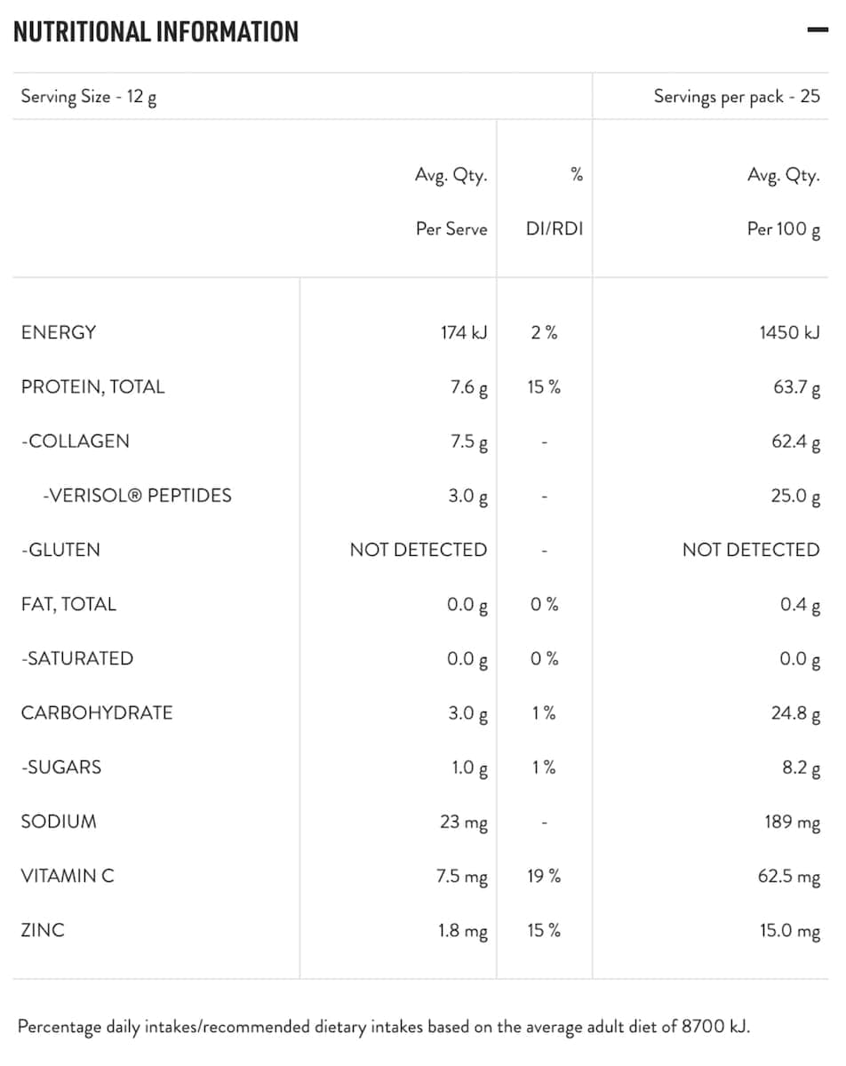 Thumbnail Nutra Organics Collagen Beauty Lemon Lime 300G