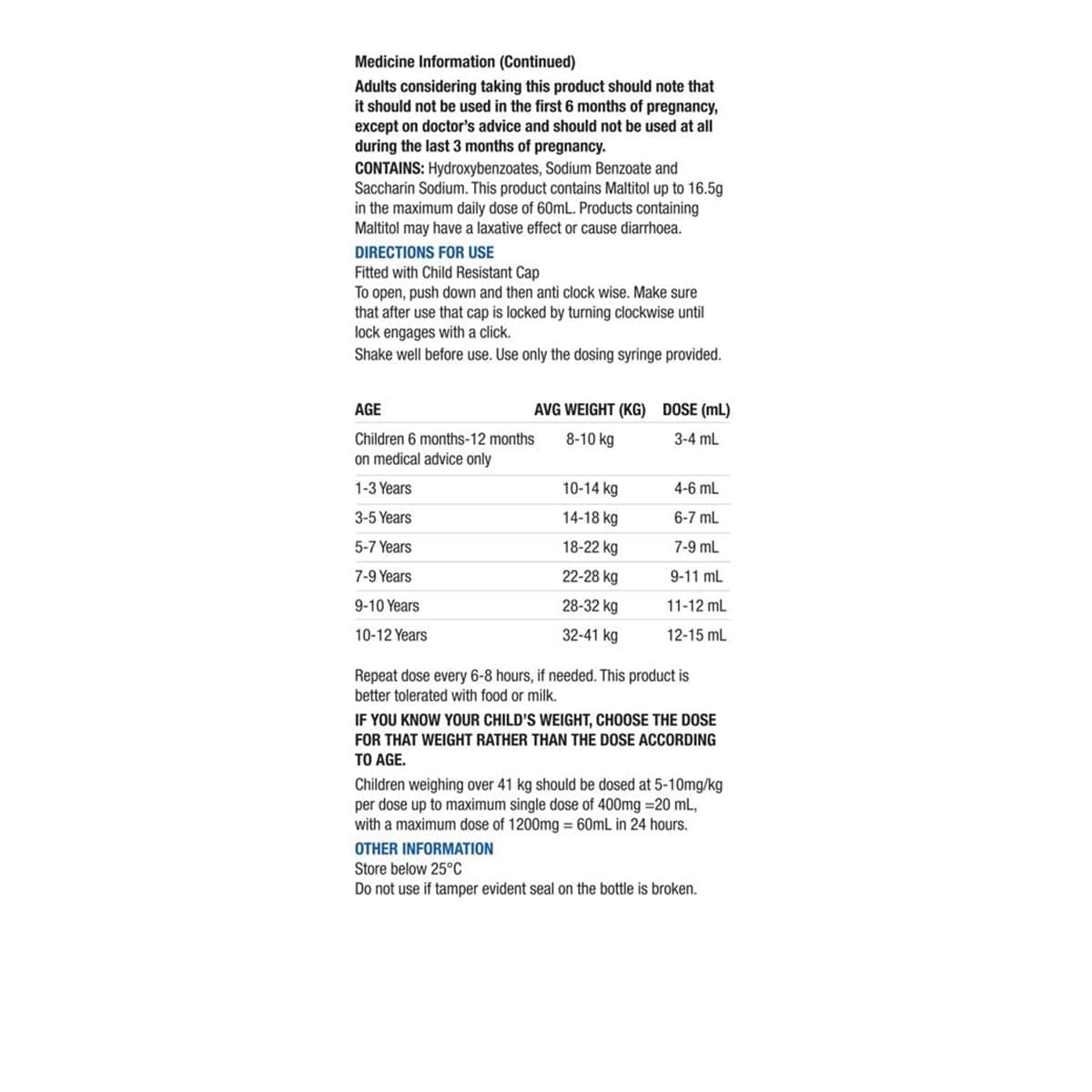 Thumbnail Chemists Own Children's Ibuprofen Pain & Fever 6 Months - 12 Years 200ml