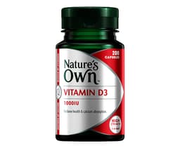 Nature's Own Vitamin D3 1000Iu 200Capsules