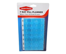 Surgical Basics Four A Day Weekly Pill Organiser