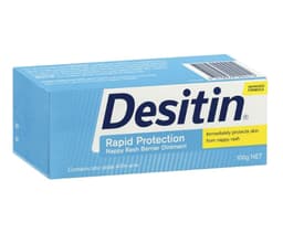 Desitin Rapid Protection Nappy Rash Barrier Ointment 100G