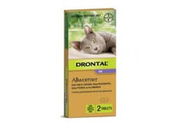 Drontal Allwormer Cat 2 Tablets