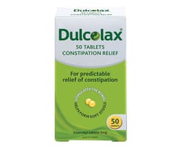 Dulcolax Laxatives For Constipation Relief 50 Tablets