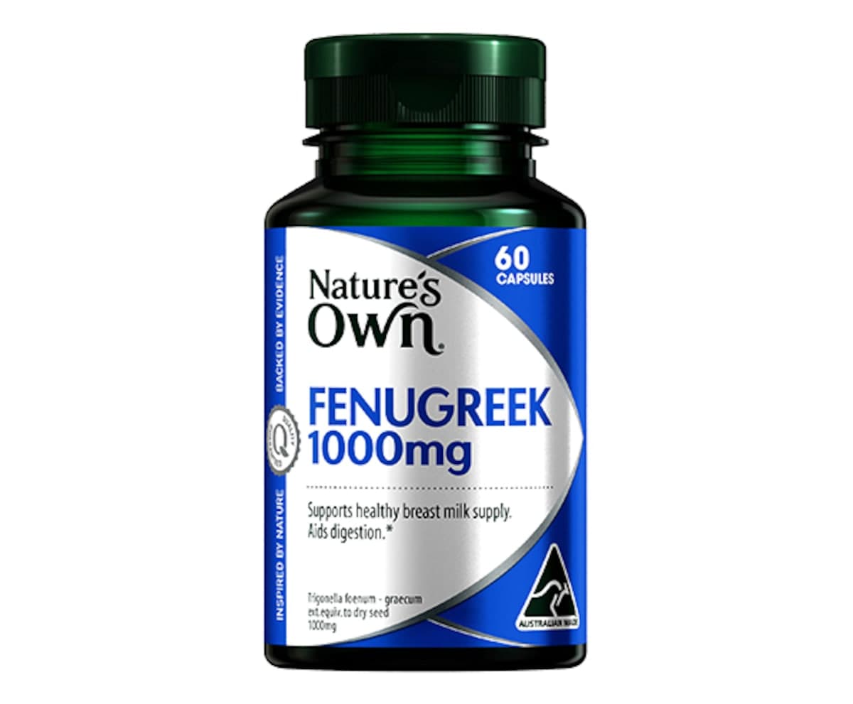 Natures Own Fenugreek 1000Mg 60 Capsules