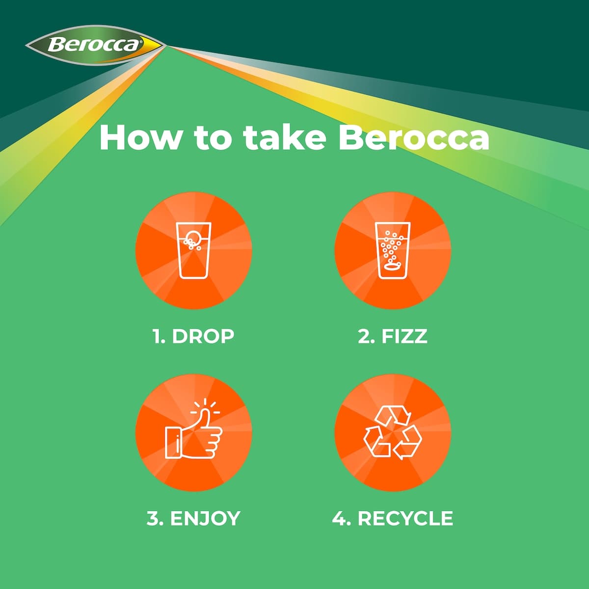 Thumbnail Berocca Energy Mango & Orange 15 Effervescent Tablet