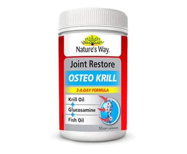 Natures Way Joint Restore Osteo Krill 50 Capsules