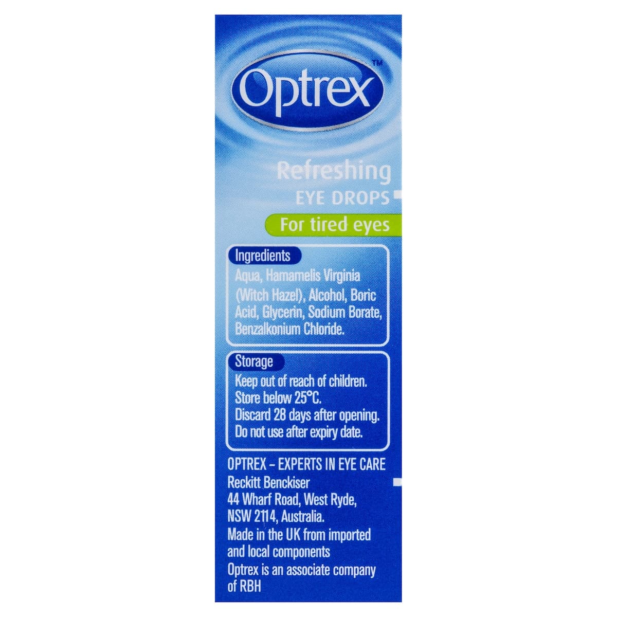 Thumbnail Optrex Refreshing Eyes Drops For Tired Eyes 10Ml