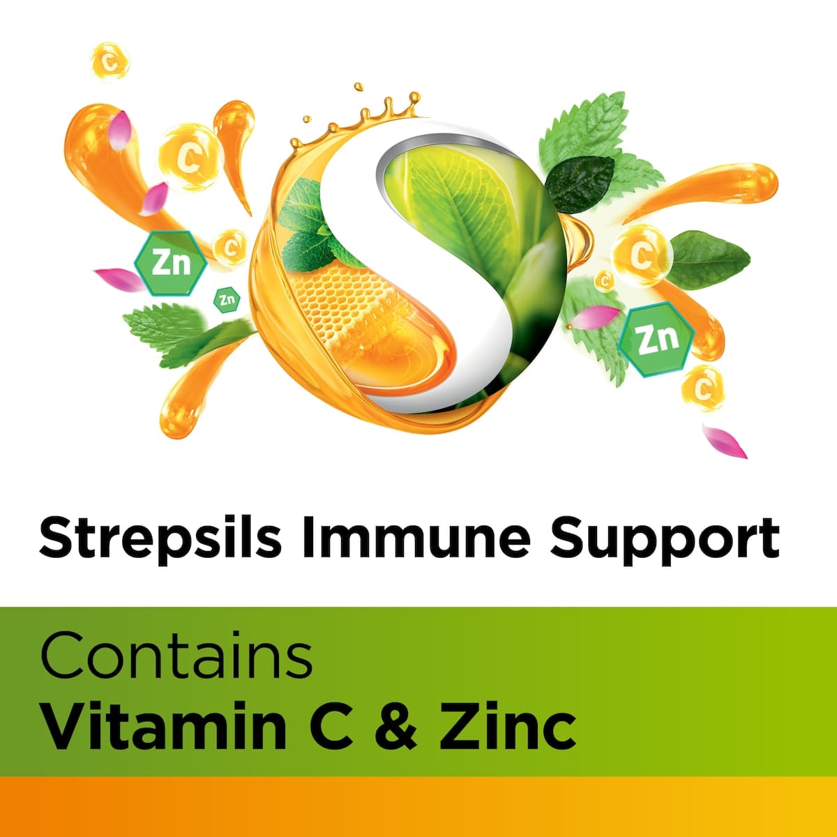 Thumbnail Strepsils Herbal Immune Support Honey Lemon 16 Lozenges