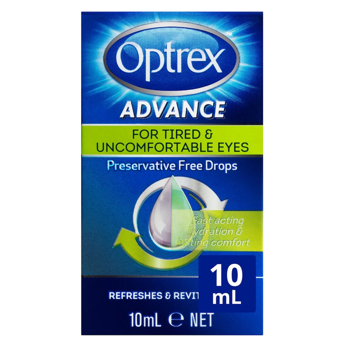 Thumbnail Optrex Advance Preservative Free Eye Drops 10Ml