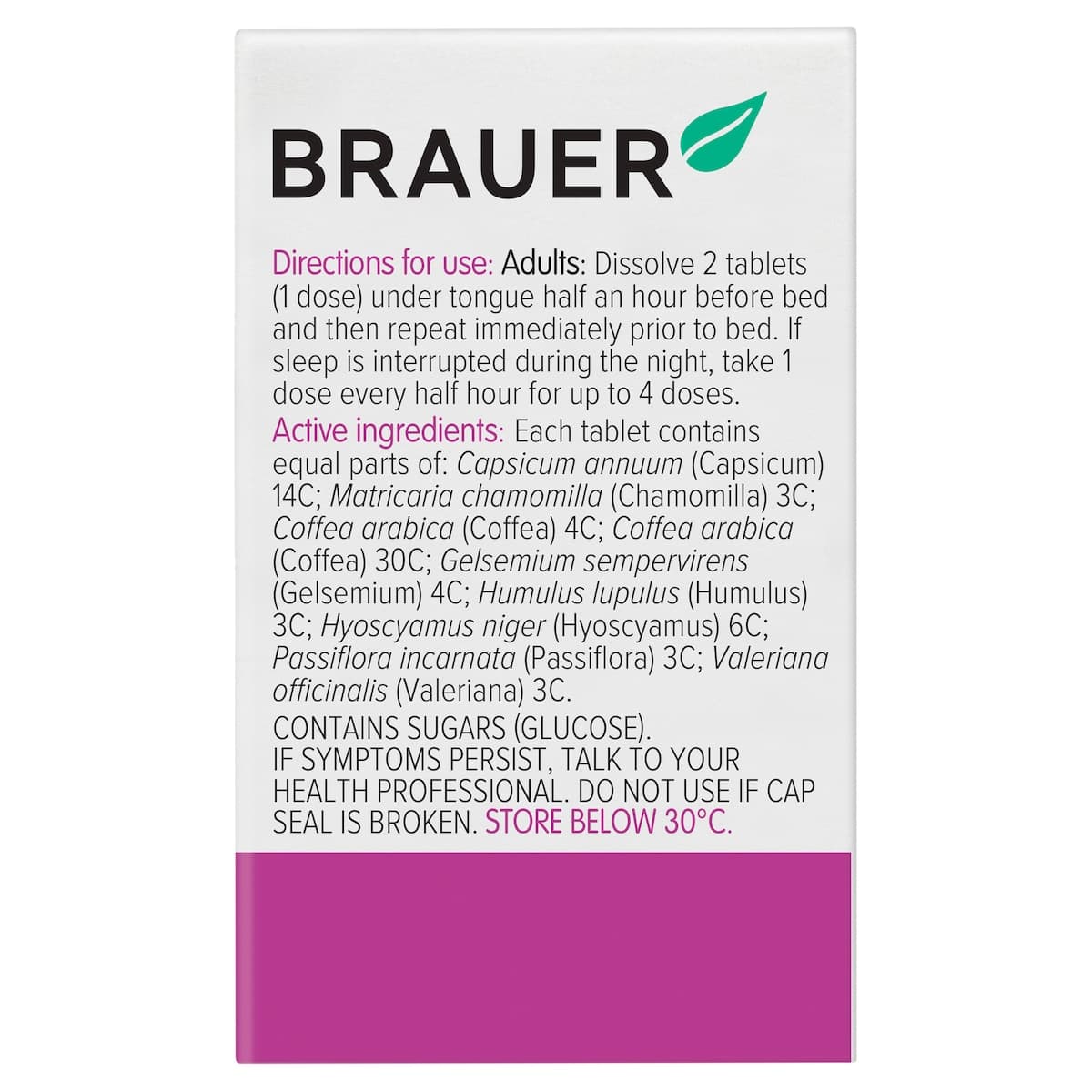 Thumbnail Brauer Sleep 60 Tablets