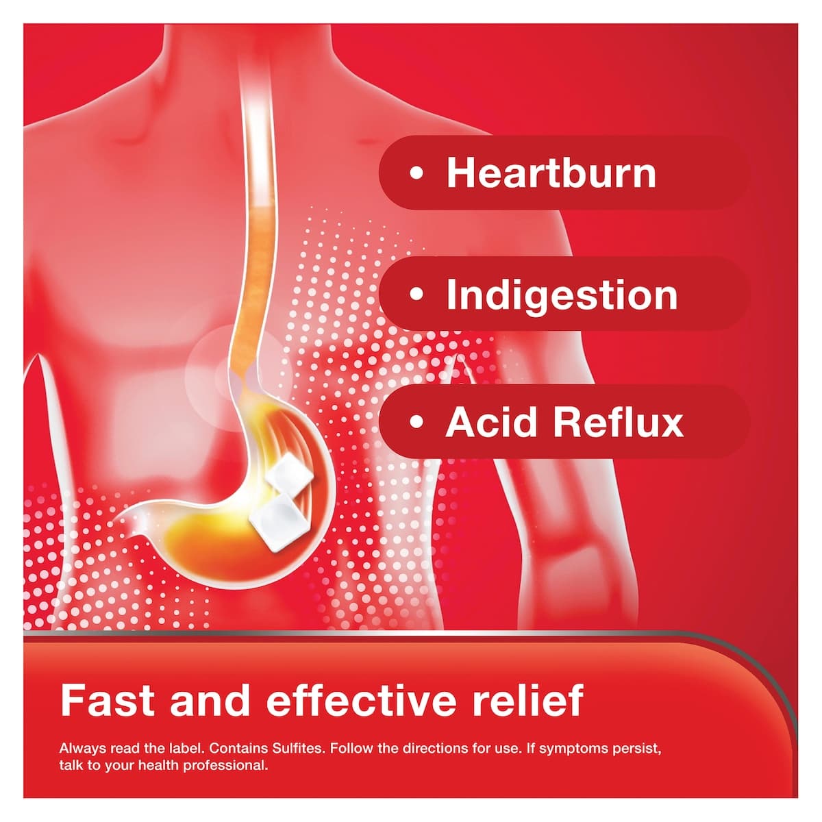 Thumbnail Rennie Indigestion & Heartburn Relief Spearmint 24 Chewable Tablets