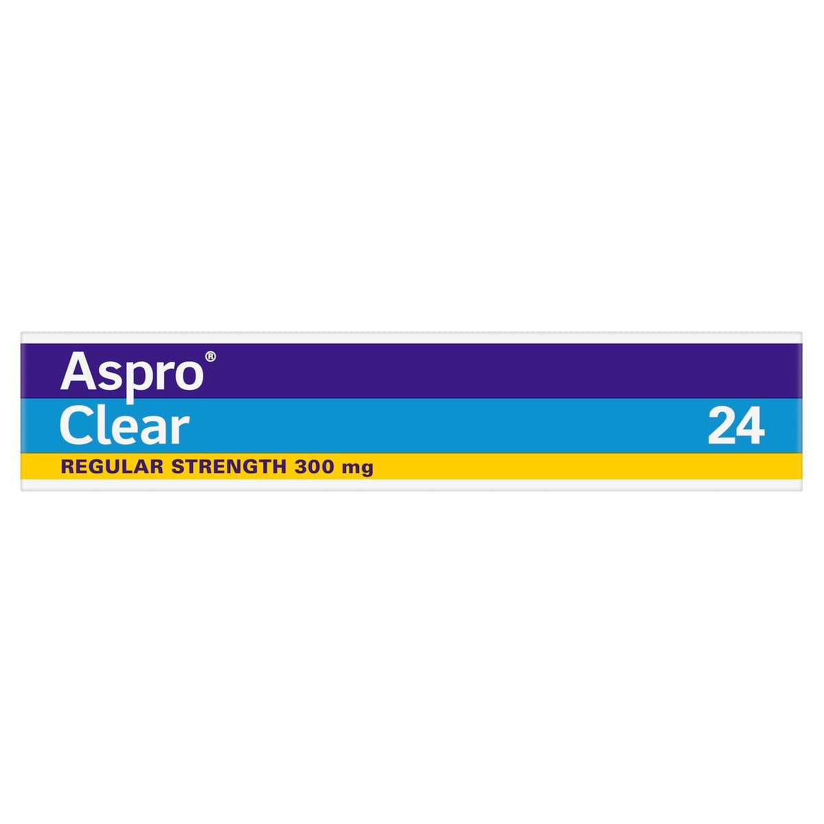 Thumbnail Aspro Clear Regular Strength Aspirin 24 Soluble Tablets