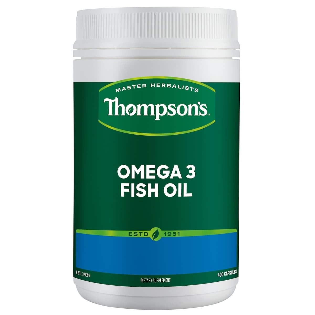 Thumbnail Thompsons Omega3 Fish Oil 400 Capsules