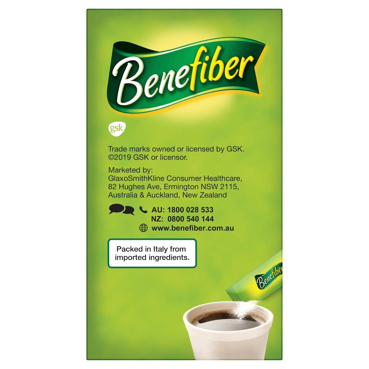 Thumbnail Benefiber Natural Soluble Fibre On The Go Sticks 3.5G X 28 Serves