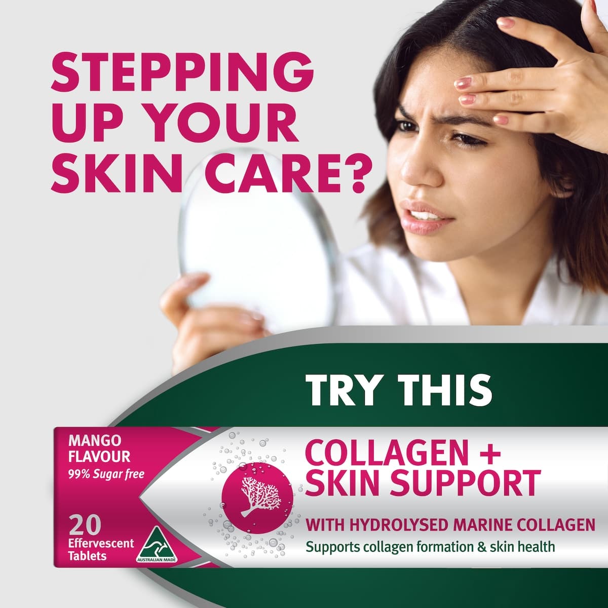 Thumbnail Nature's Own Collagen + Skin Support Effervescent 20 Tablets