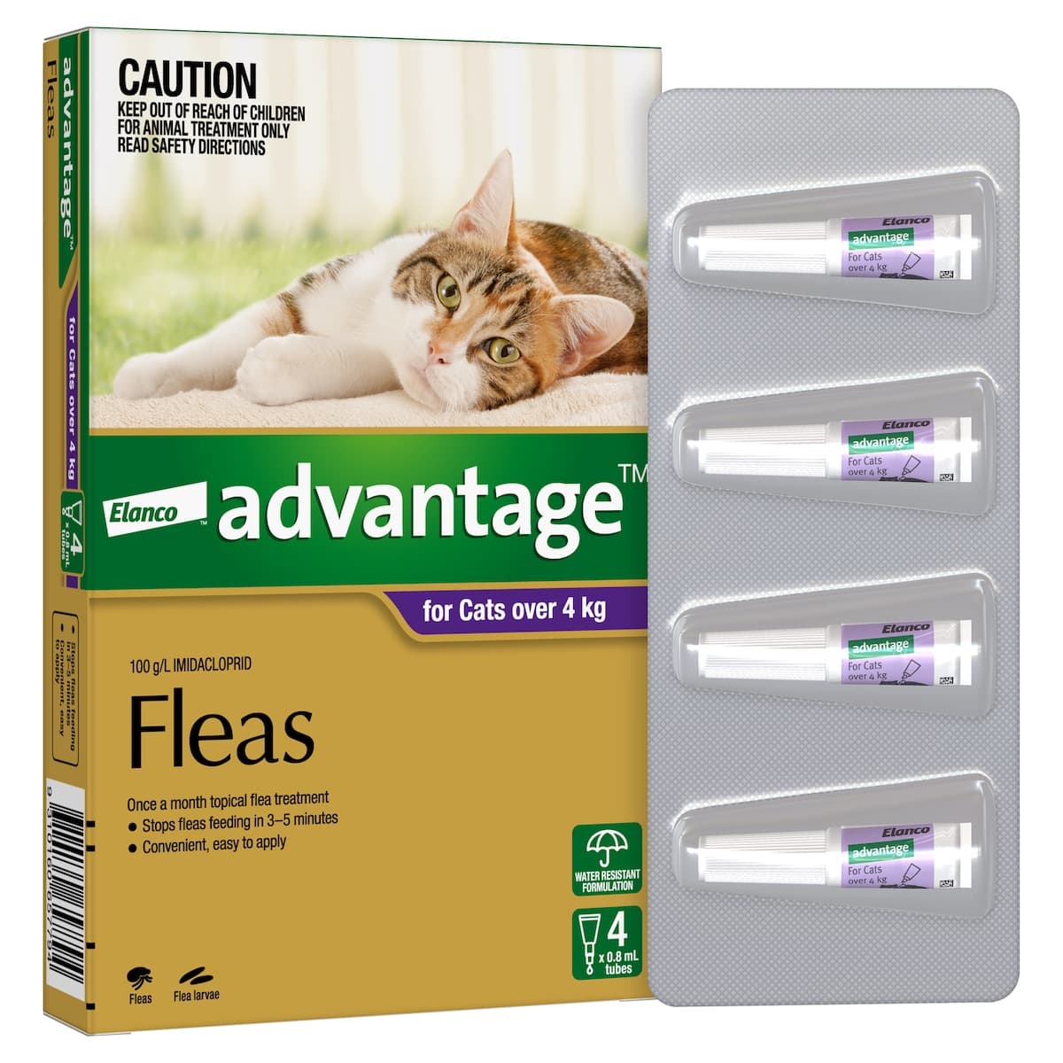 Thumbnail Advantage Cats Over 4Kg Large Purple 4 Pack