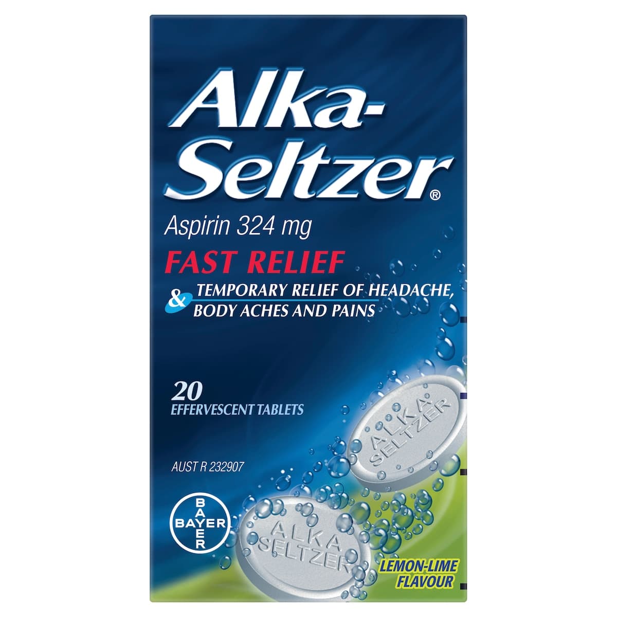 Thumbnail Alka Seltzer Lemon 20 Effervescent Tablets