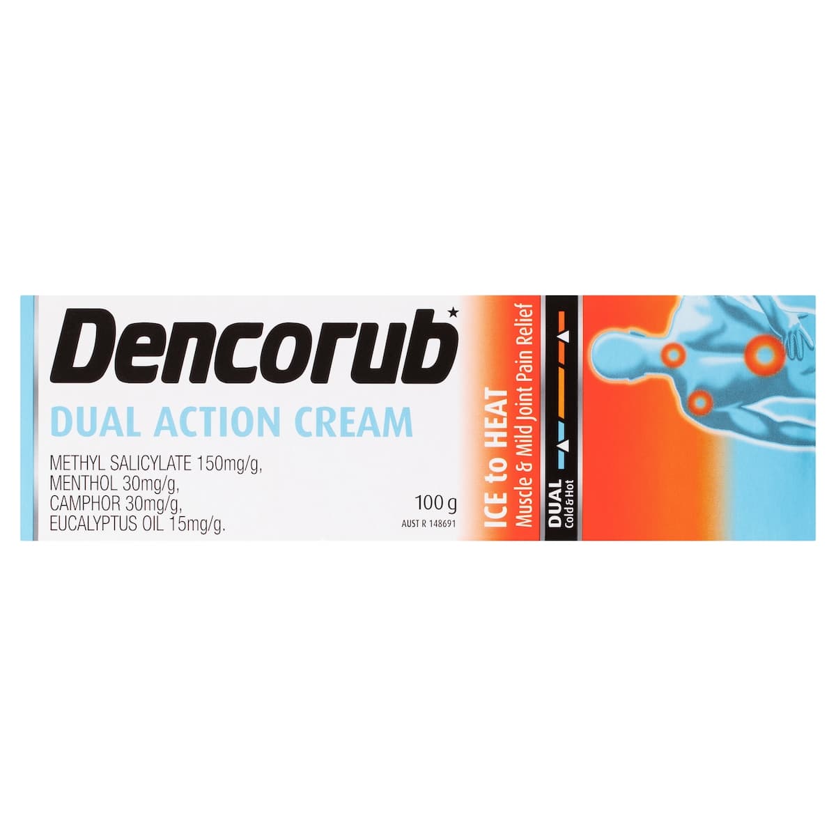 Thumbnail Dencorub Dual Action Cream Muscle & Joint Pain Relief 100G