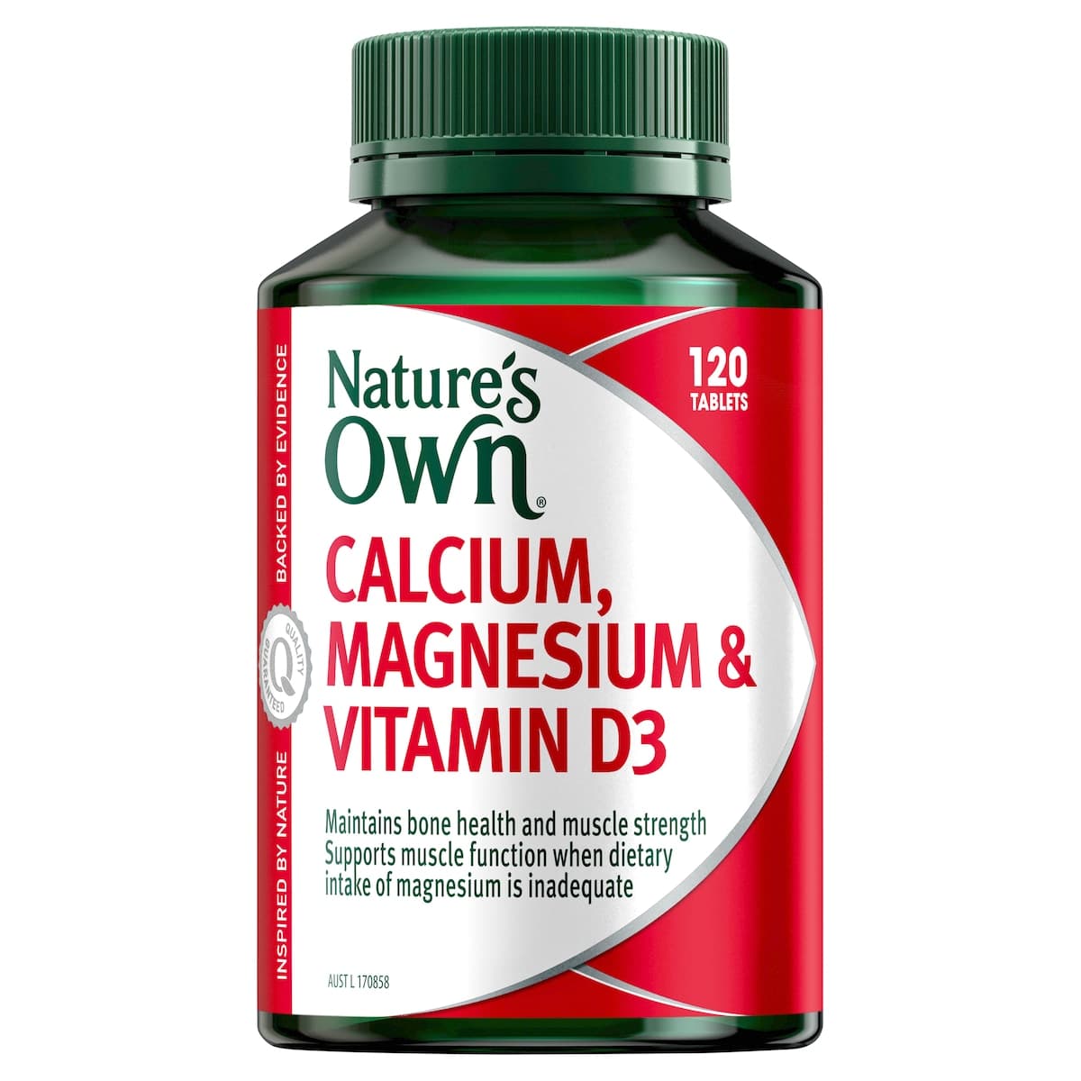 Thumbnail Nature's Own Calcium Magnesium & Vitamin D3 120 Tablets