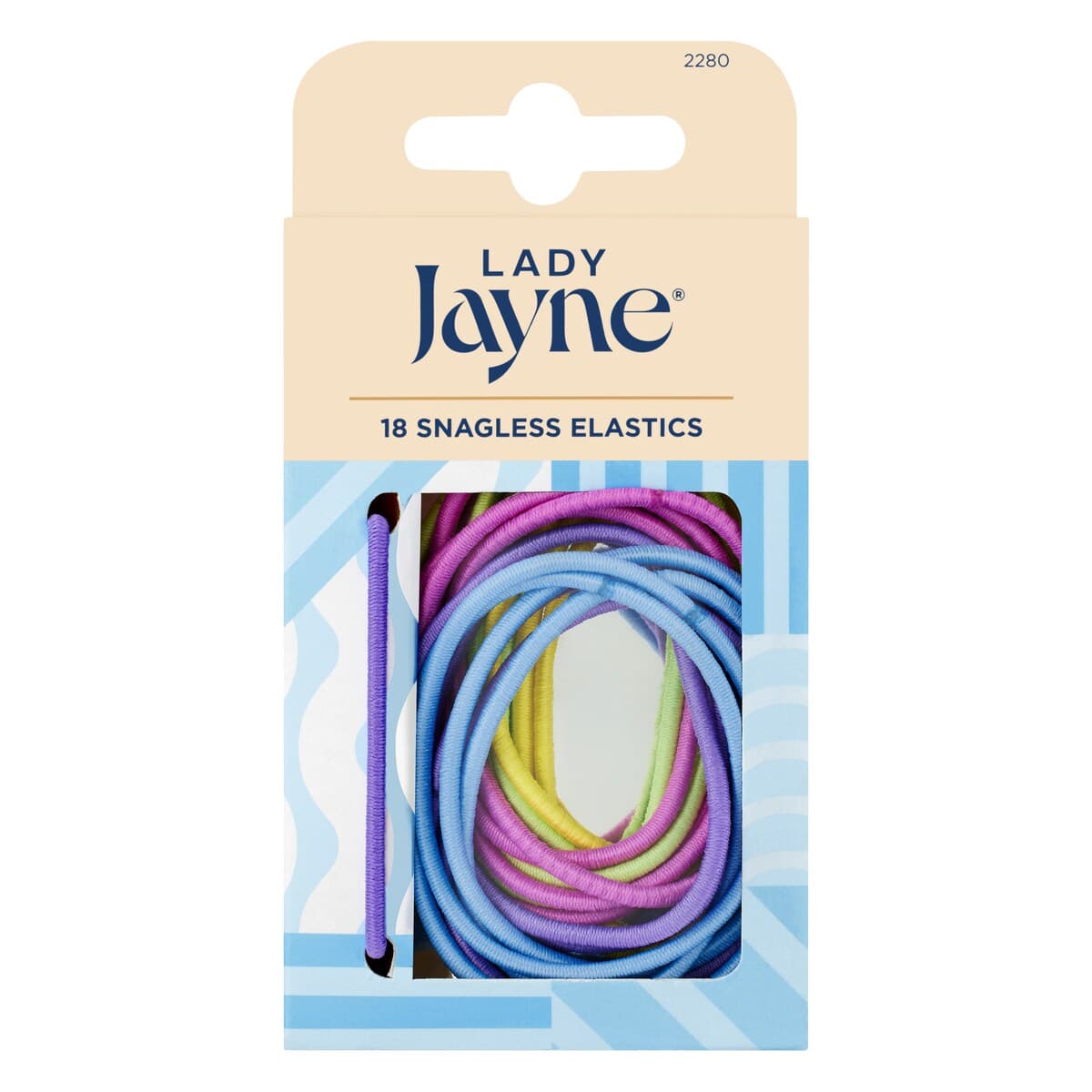 Thumbnail Lady Jayne Snagless Elastics Assorted 18 Pack (Colours Selected At Random)