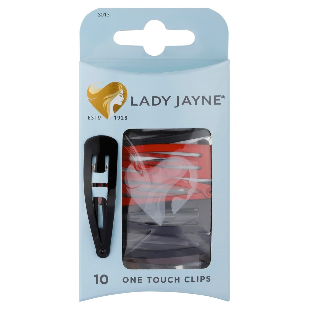 Thumbnail Lady Jayne One Touch Clips Assorted 10 Pack