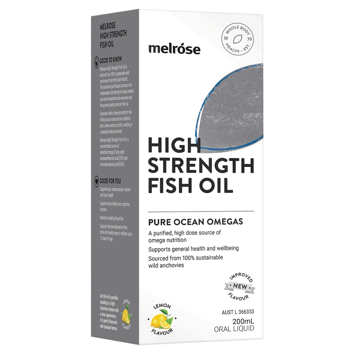 Thumbnail Melrose High Strength Fish Oil 200Ml