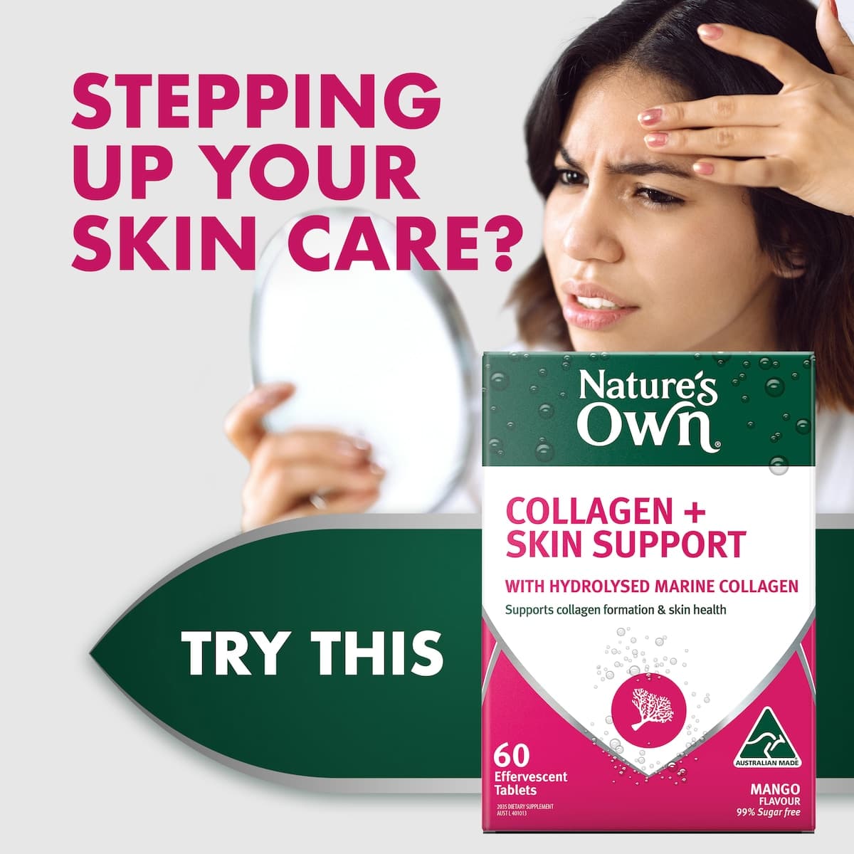 Thumbnail Nature's Own Collagen + Skin Support Effervescent 60 Tablets