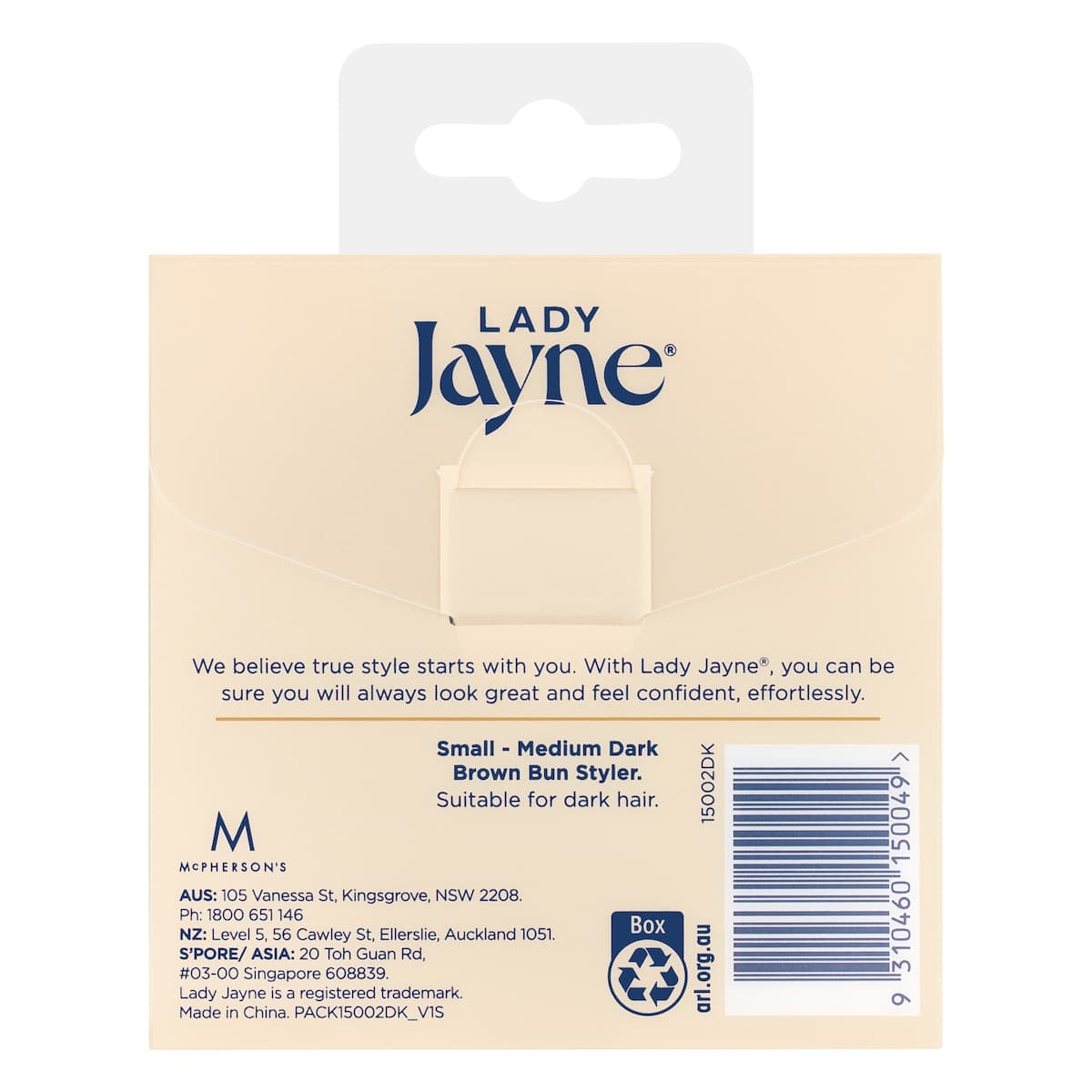 Thumbnail Lady Jayne Bun Styler Kit Dark Small/Medium