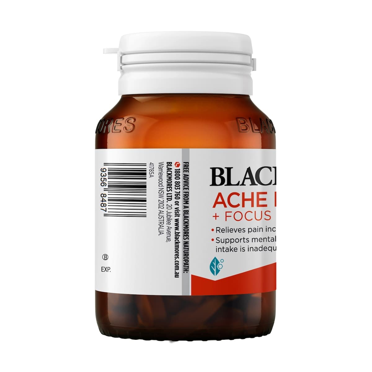 Thumbnail Blackmores Ache Relief + Focus 60 Capsules