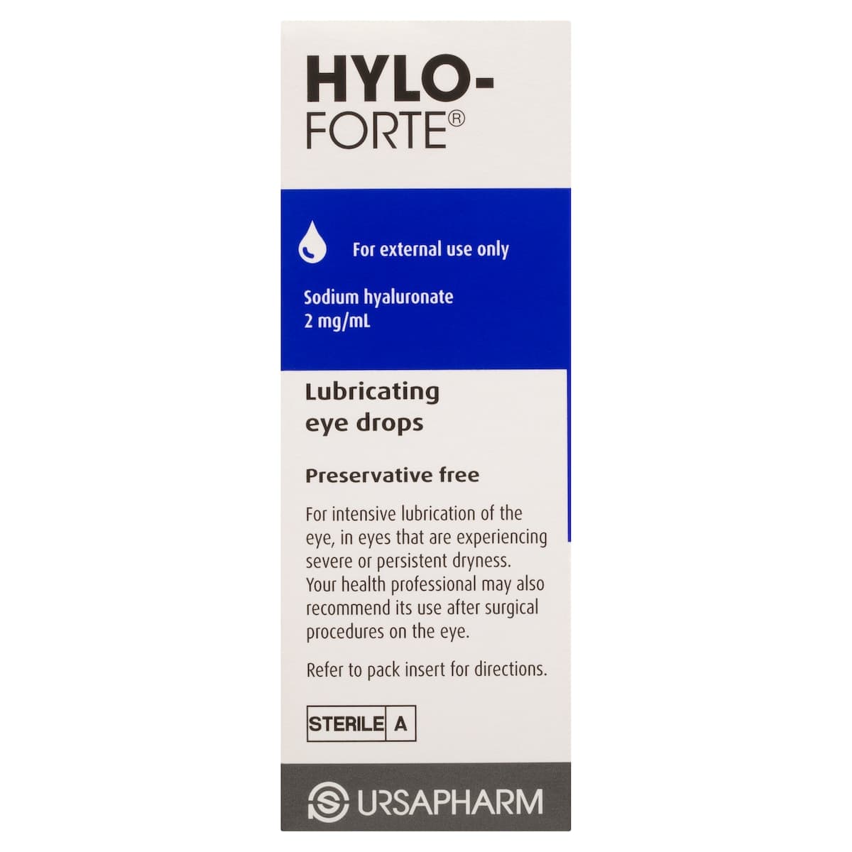 Thumbnail Hylo Forte Lubricating Eye Drops Preservative Free 10Ml