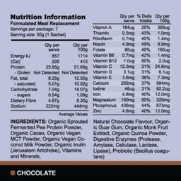 Proganics Organic Plant Based Meal Replacement Chocolate 350G