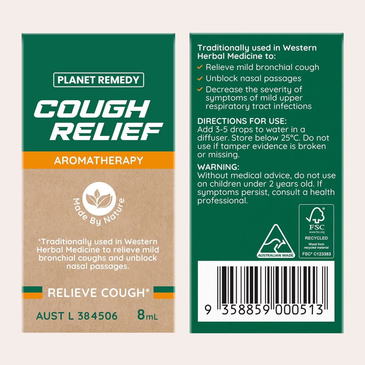 Thumbnail Planet Remedy Cough Relief Aromatherapy Oil 8Ml