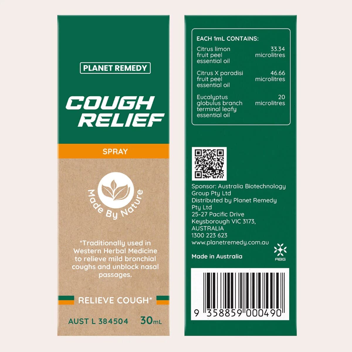 Thumbnail Planet Remedy Cough Relief Spray 30Ml