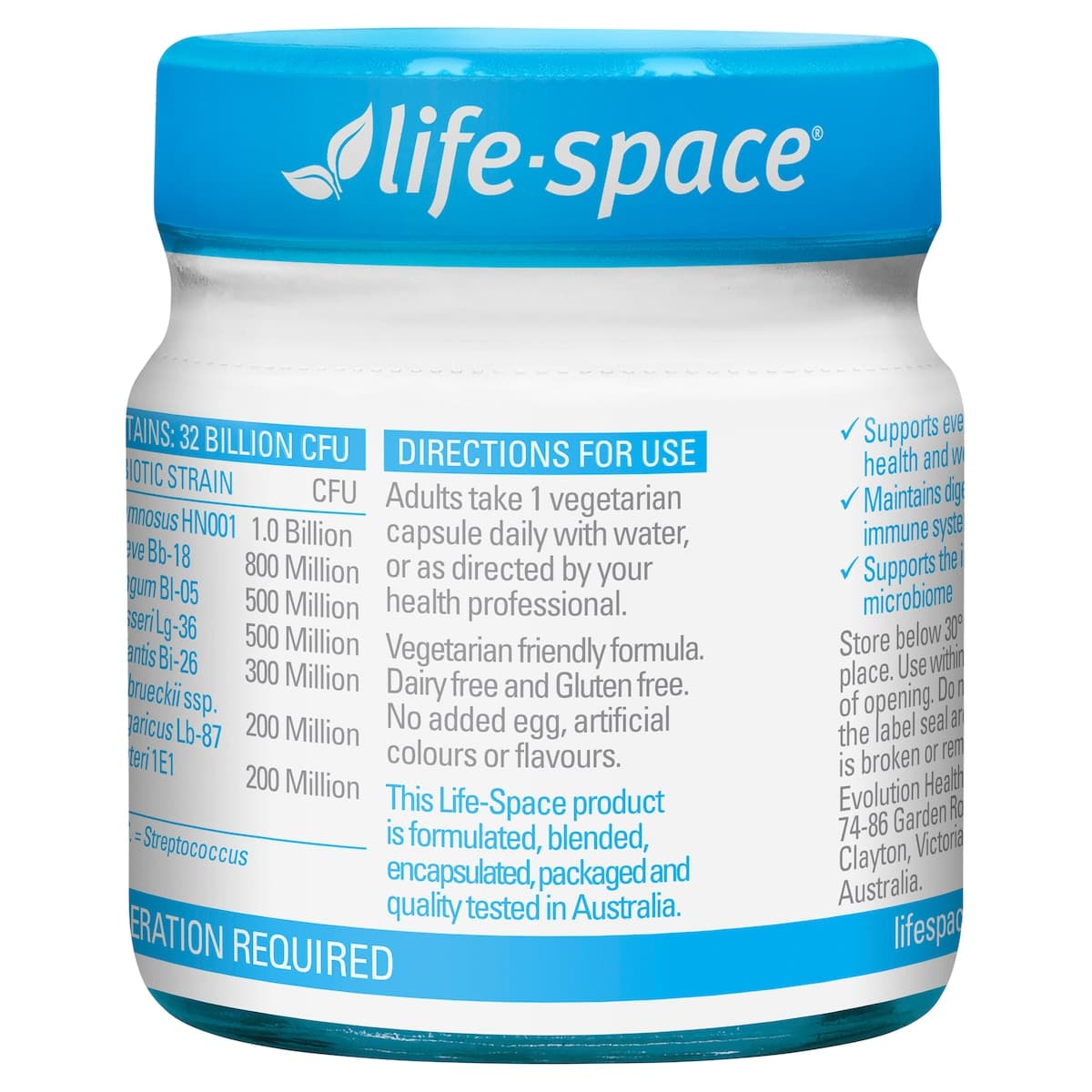 Thumbnail Life-Space Broad Spectrum Probiotic 30 Capsules