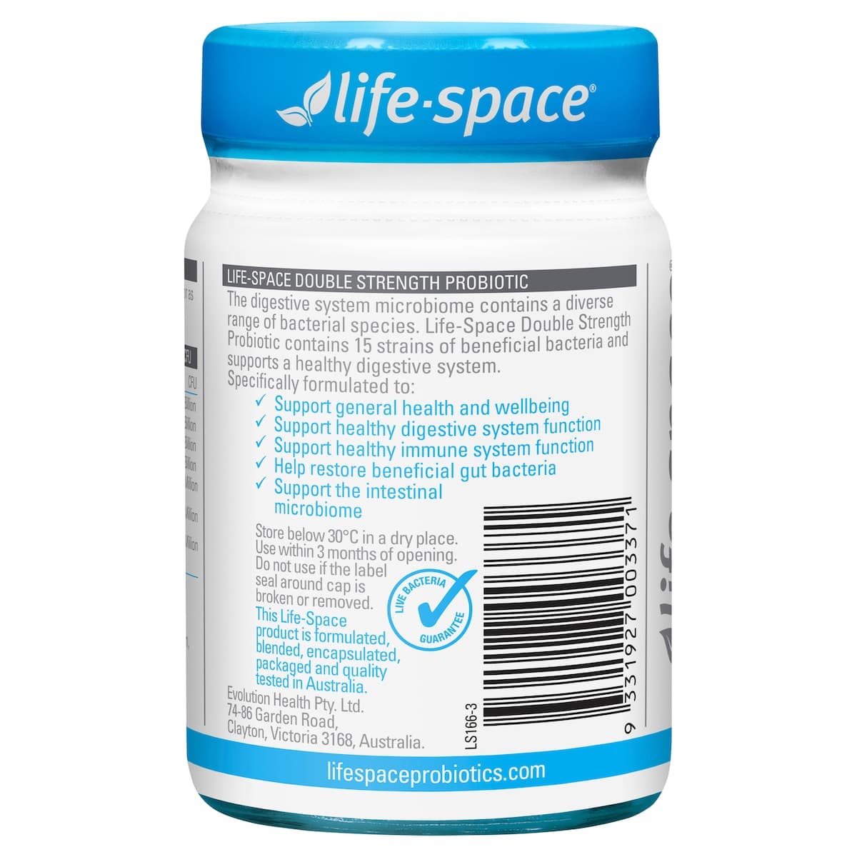 Thumbnail Life-Space Double Strength Probiotic 30 Capsules