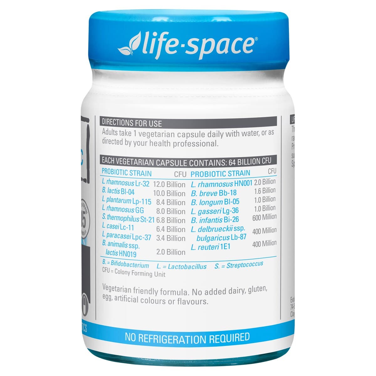 Thumbnail Life-Space Double Strength Probiotic 30 Capsules