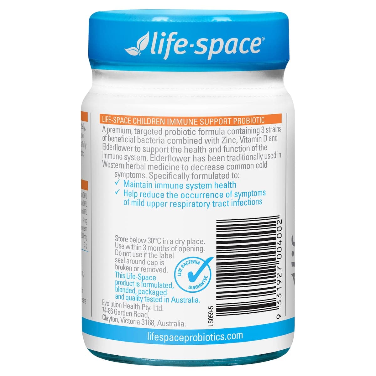 Thumbnail Life-Space Children Immune Support Probiotic Powder 60G