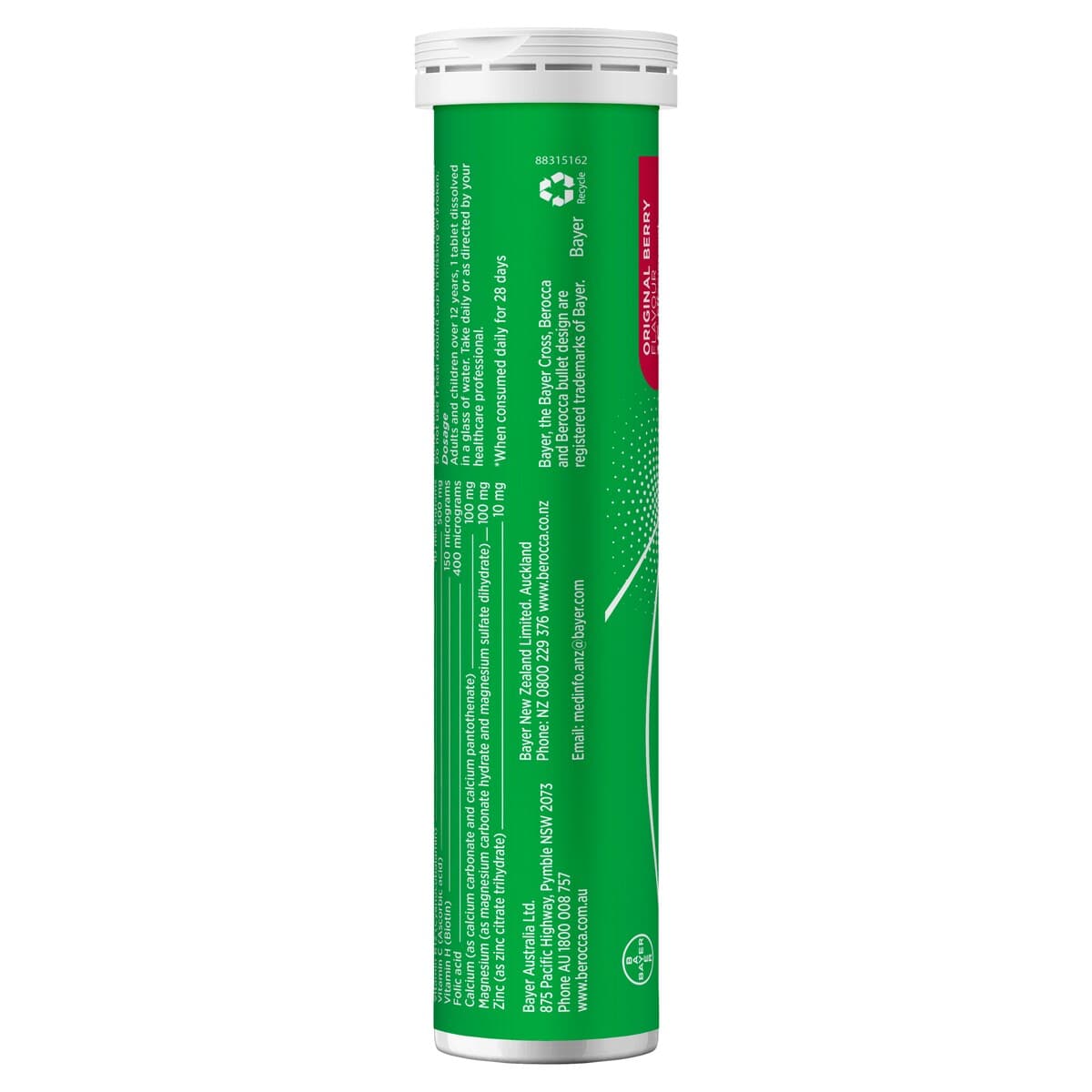 Thumbnail Berocca Energy Original Berry 15 Effervescent Tablet