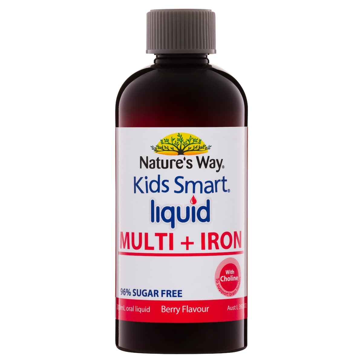 Thumbnail Natures Way Kids Smart Liquid Multi + Iron 96% Sugar Free 200Ml