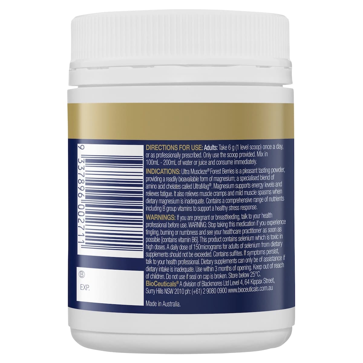 Thumbnail Bioceuticals Ultra Muscleze Forest Berries 180G