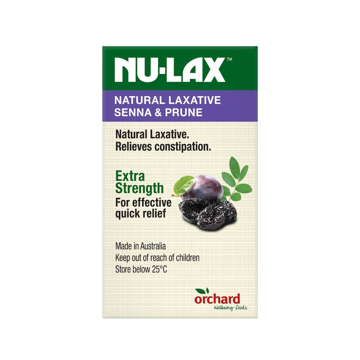 Thumbnail Nu-Lax Natural Laxative Senna & Prune 40 Tablets