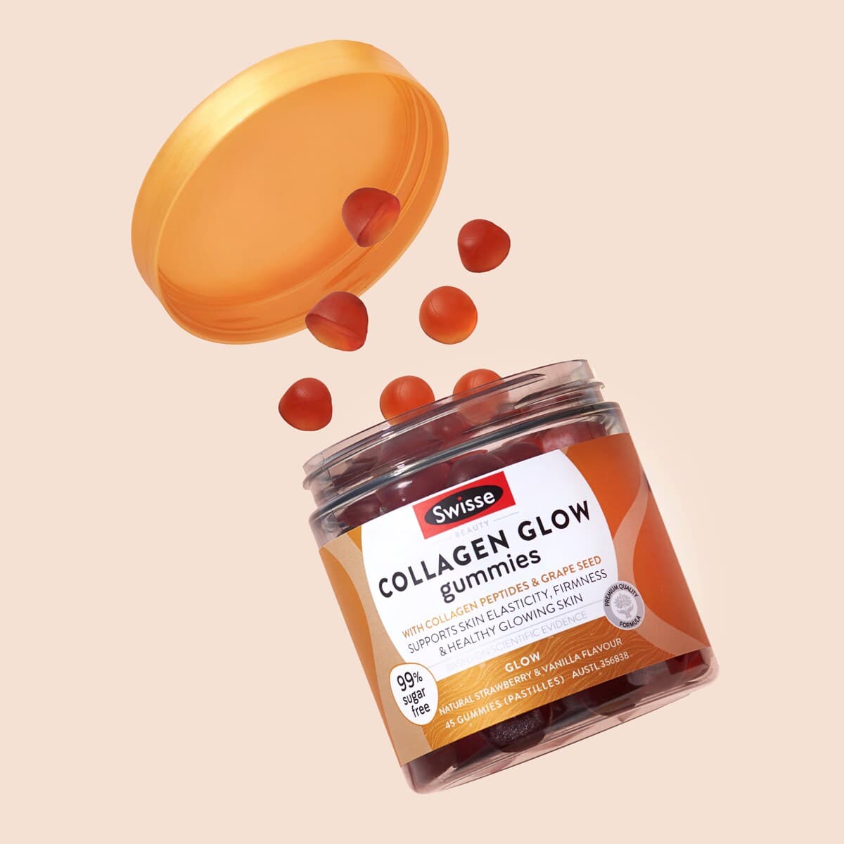 Thumbnail Swisse Beauty Collagen Glow Gummies 45 Pack