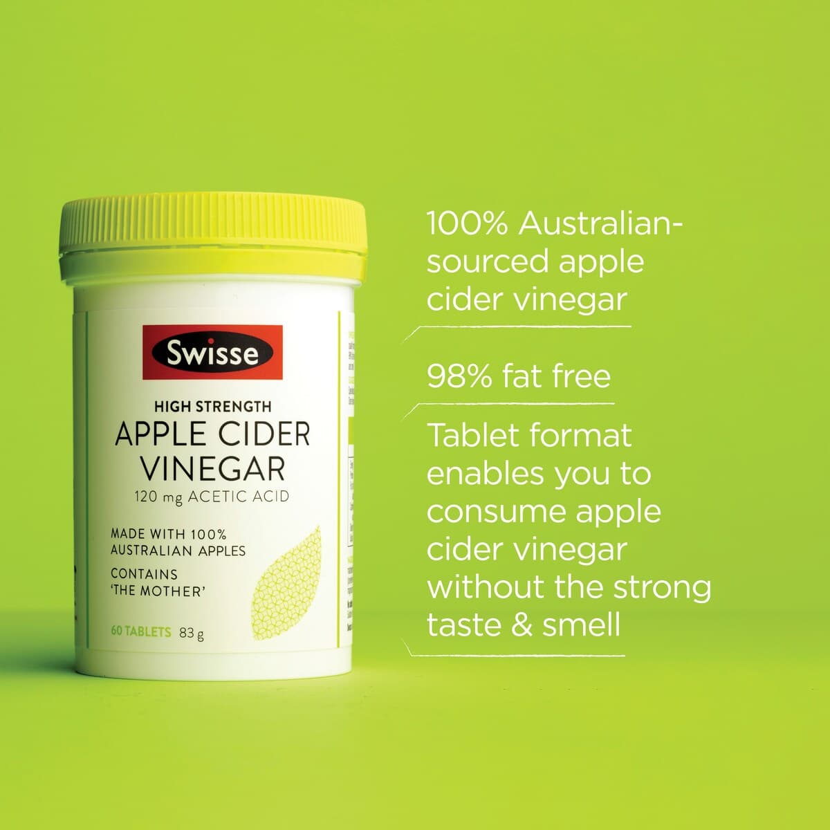 Thumbnail Swisse Hs Australian Apple Cider Vinegar 60 Tablets